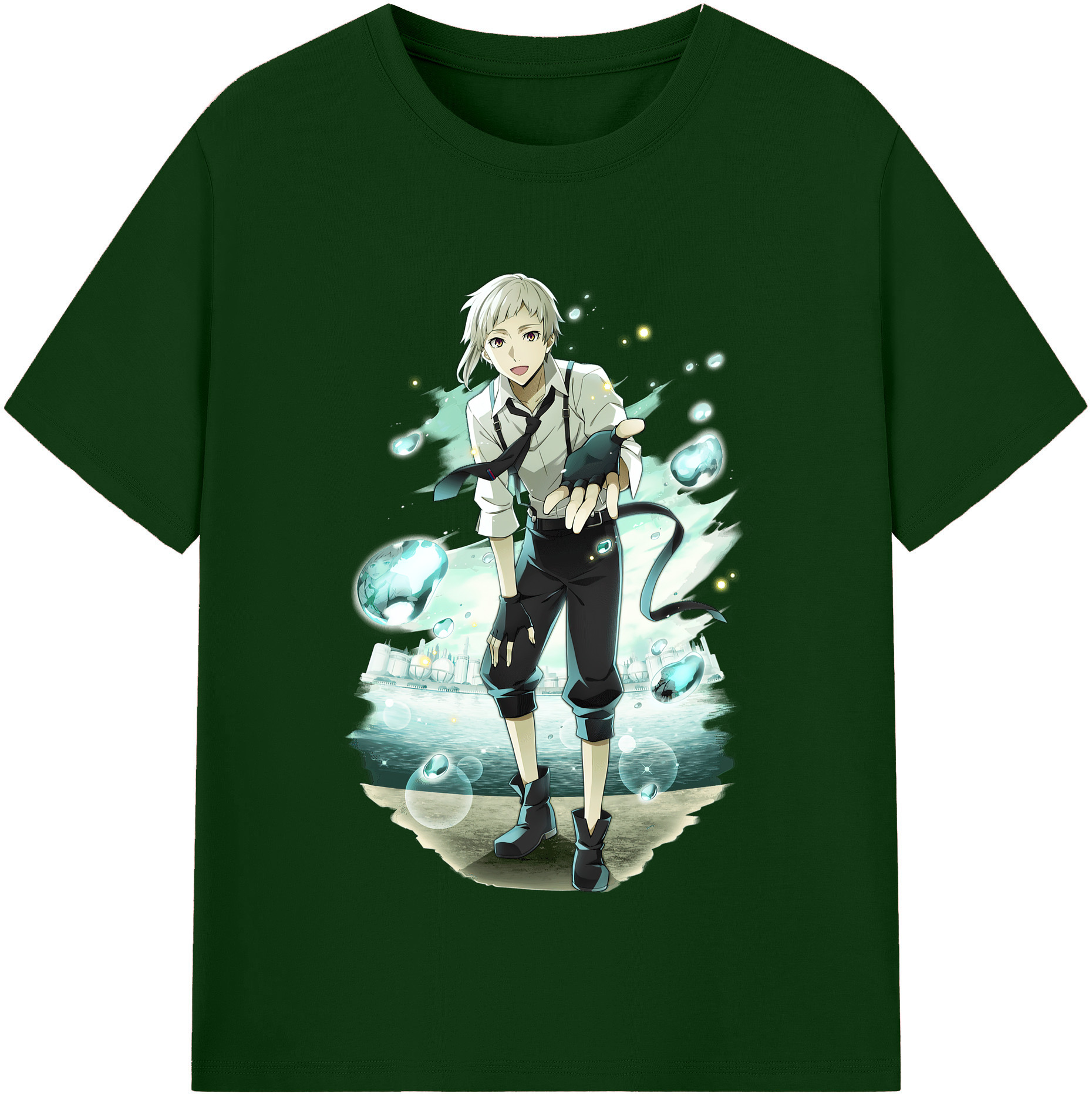 （画像用） 文豪ストレイドッグス Bungo Stray Dogs 綿100％半袖Tシャツ（フロントプリント）